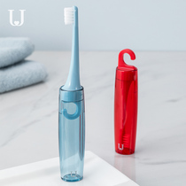 Travel toothbrush suit portable folding containing box Tourism Extreme life Soft hairbrush lovers small carry-on supplies