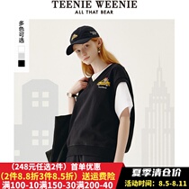 Teenie Weenie Bear V-collar loose coat vest with a thin Han version of the autumn TTMA 218923N