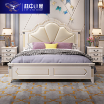 Small mei shi chuang joyme style princess bed solid wood 1 5m1 8 meters master adult double nuptial bed modern minimalist