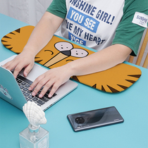 Cartoon sponge hand elbow pad pad Keyboard mouse hand Office desktop elbow support Wrist lying dormouse pad