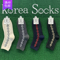 South Korea Dongdaemun Import Fall New items all sizes Butterfly Cotton Sox Fashion Academy Wind Youth 100 hitch Midcylinder Women Socks