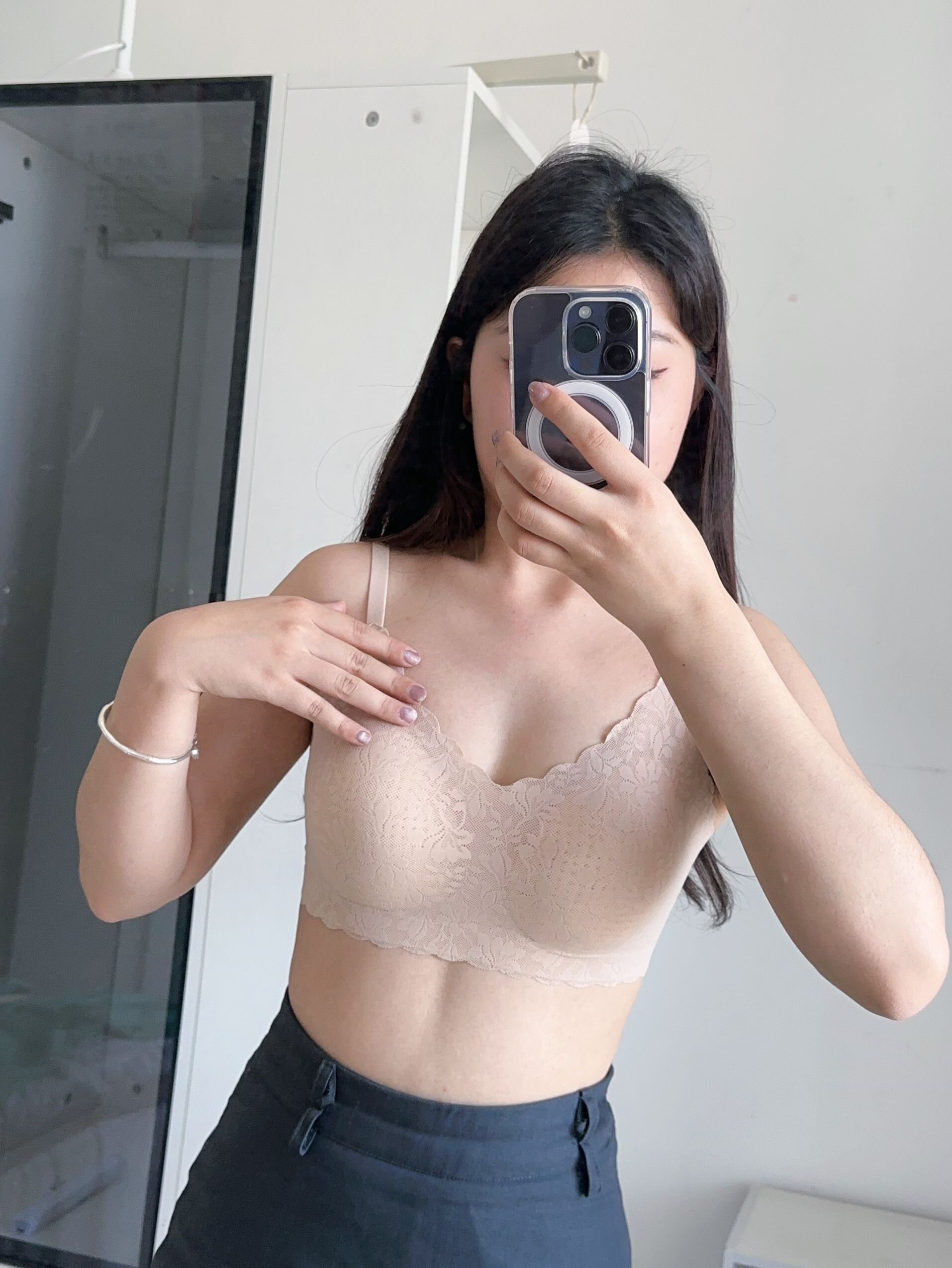 【小海豚内衣】伊维斯小胸显大文胸微聚拢设计自然挺拔蕾丝元素精致浪漫