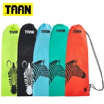 Taian TAAN badminton racket protective bag single and double load portable flannel racket sleeve shoulder draw rope ball backpack