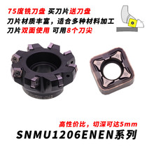 75 degree face milling cutter disc milling insert rough machining SNMU1206ENEN-GM-GA4230 for gantry milling