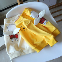2021 Spring and Autumn Childrens Clothing Baby base shirt Boys and Girls Korean Sweater T-shirt Baby Top 453