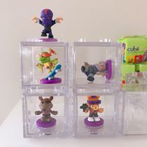 Clear Barn Ninja God Tortoise Acrylic Transparent Lego High Style Building Block Blind Bag Birthday Cube Teaching Aids Elementary School Students Prizes