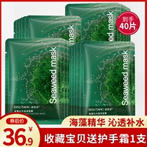 Seaweed mask Korea imported raw material for men and women moisturizing anti acne to brighten skin tone clean and shrink pores