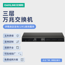 oamlink 8 port 2 5G uplink full gigabit GPON-OLT optical fiber equipment self-contained switch network engineering FTTH hotel community school hospital pon network