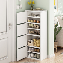 Shoe cabinet outside the door Home door Entrance door Outdoor aisle Small narrow style indoor good-looking corner shoe rack