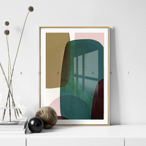 Nordic Living Room Decoration Painting Sofa Rear Background Wall Modern Minimalist Creative Geometric Abstract Genguan Painting Restaurant Hanging Painting