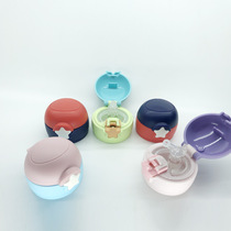 New transparent Star Childrens thermos cup lid straw lid student water cup with straw lid universal accessories
