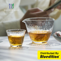 Japan imported Toyo Sasaki unleaded Crystal Road Cup handmade hammer glass cup tea cup