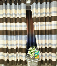 Slide partition curtain room cloth non-perforated bedroom living room household curtain short finished product simple modern