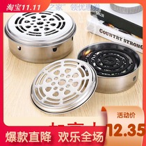 Outdoor fishing tray large capacity box cover stainless steel beautiful high-grade disc artifact stainless steel