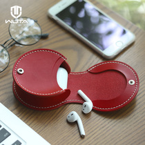 Mini coin purse material bag head layer real cowhide di horseshoe small bag WT783 coin storage bag men and women ins