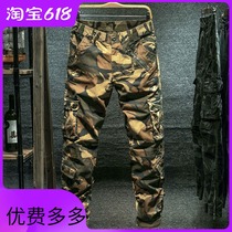 Camouflak Clothing Pants Male Tide Cards Spring Straight Barrel Loose Tooling Army Brigade Han Version Trend Fashion Men Casual Pants