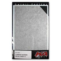 KA MODELS CARBON FIBER WATER STICKER A Twill VALUE 5-piece set KD24013