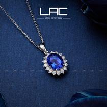 (Live on new) LAC high jewelry natural tanzanite necklace 18K gold (chain not included)