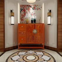 New 2020 explosive entry door into the home shoe cabinet storage solid wood home wall integrated custom door entrance shoe cabinet
