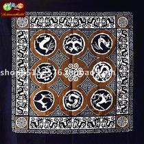 Wax Dyeing Table Cloth Fry batik batik Wax Dyeing Painting wall-hanging Taib Square Table Butler Table Butler 115CM* 115CM