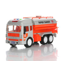 Supermarket 1:14 Inertial music tank lighting music storycar childrens toy - provoking early teaching car model