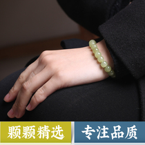 Hetian Jade yellow mouth material bracelet Qinghai material Old-shaped bead string to teach you to distinguish Xinjiang Ruoqiang yellow mouth material bead string