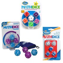 Thinkmun Math Dice American Desktop Game Children Puzzle STEM Teaching Aids Mathematical Thinking Training