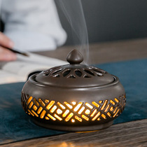 Yubo ceramic incense burner night light crafts creative home furnishings sandalwood stove gift Incense Road aromatherapy lamp
