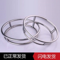 Stainless Steel Thickened Kitchen Pan Rack Anti-Scalding Pan Shelf Shelving double boiler Mat Insulation Pan Special Rack Frying Pan Rack