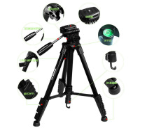 Yunteng 4 sections 690 tripod excellent product YDL-690 tripod digital camera tripod SLR bracket gold