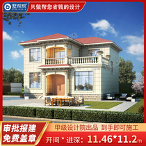 Two-story half-Euro-style European-style idylo style architectural design villa help Jiangxi effect fruit tutailstock New listing