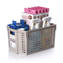 Japan imports FUDOGIKEN Kitchen Bathroom bathroom Plastic containing basket Multi-purpose containing basket finishing F