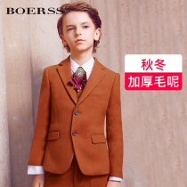 Boys dress suit British style Korean version of handsome fashion show wedding piano childrens suit