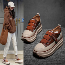 2022 Spring Summer 100 Hitch Cakes Thick Bottom Sports Casual High Bunch Shoes Inner Heightening Small White Shoes Women Ins Tide