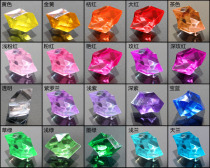 Fish tank landscaping decoration stone bottom sand stone aquarium bottom sand Alec dotted with color stone crystal stone