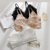 Beauty sexy underwear female students without steel ring wire wiped to gather bras teenage girl thin wrapped chest small vest