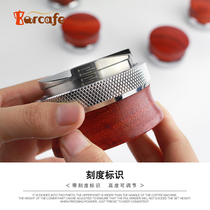 Barcafe Powder Spreader Italian coffee machine Stainless steel powder press Solid powder press hammer 51 53 58mm