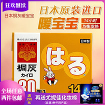 Japanese original Kobayashi gray warm baby rabbit warm body stickers spontaneous hot stickers 14 hours patch Type 10 30 pieces