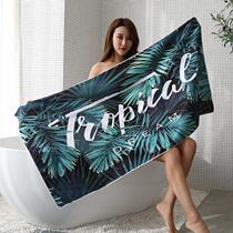 Swimming bath towel absorbent towel men and women adult fitness sports beach towel warm floor mat gauze wrap skirt 4777