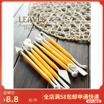 8-piece set of engraving pen engraving knife 16 head flip sugar modeling tool engraving group color random