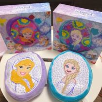 Out of Europe and America Dijia Frozen cartoon children handmade DIY poke toy cushion pillow