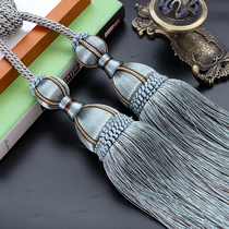 European high-grade crystal curtain tie ball hanging ball curtain accessories curtain buckle belt tie ball decorative buckle silk ball