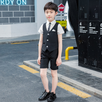 Childrens performance suit suit boy handsome small suit wedding with childrens dress Flower Boy Boy host catwalk show