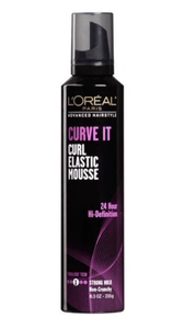 LO Real Paris Hairstyle Curve It Curl Elastic Mousse, 8,3 унции