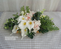 Simulation table flower creative conference table tea table living room office decoration ornaments mori fresh sign-in Taiwan western food