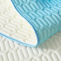 Latex mat set of three summer household ice silk mat washable foldable student dormitory single double mat
