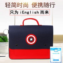 ienglish English tablet learning machine handbag bag student felt fashion children little i protection bag