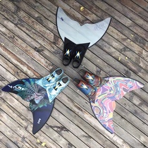 Rou free diving Italian MatMas mermaid MNG flipper fibreglass show