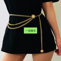 Skinny chain women restore ancient ways girdle waist chain