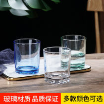 Teacup Hotel special 10-pack hotel guest rooms thickened round tempered cup Glass mouthwash cup straight brush